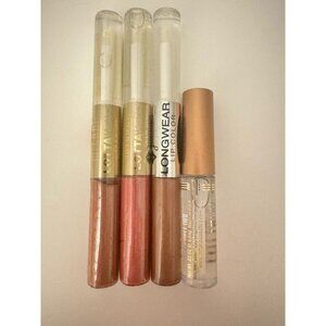 Milani Lotta Lip & Longwear Lip Color Lot of 4 Vintage Shades Fawn Pink Nude